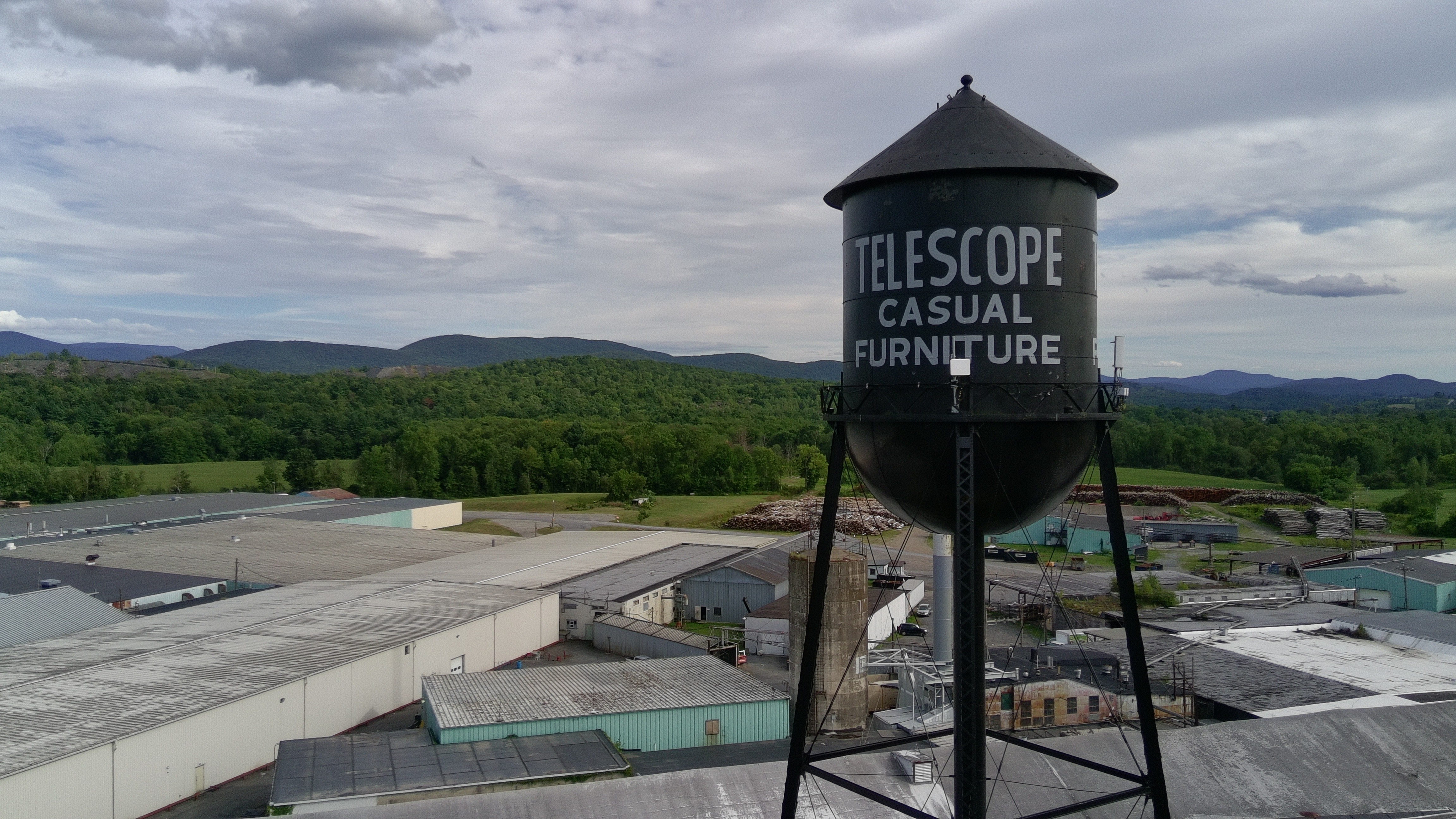 Aerial photography example